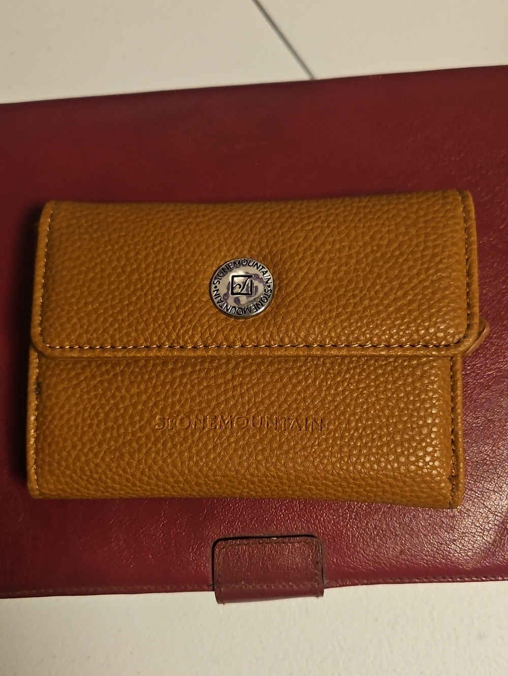 Stone Mountain Brown Pebbled Leather Wallet